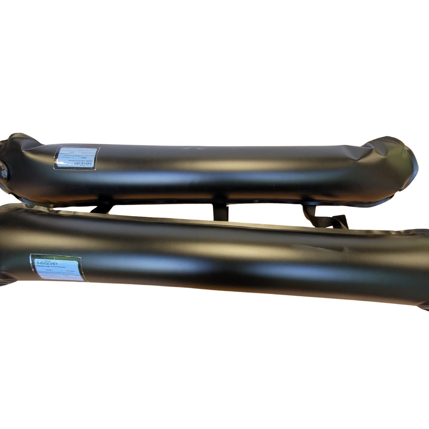 Inflatable foal positioning aid with adjustable side bolsters