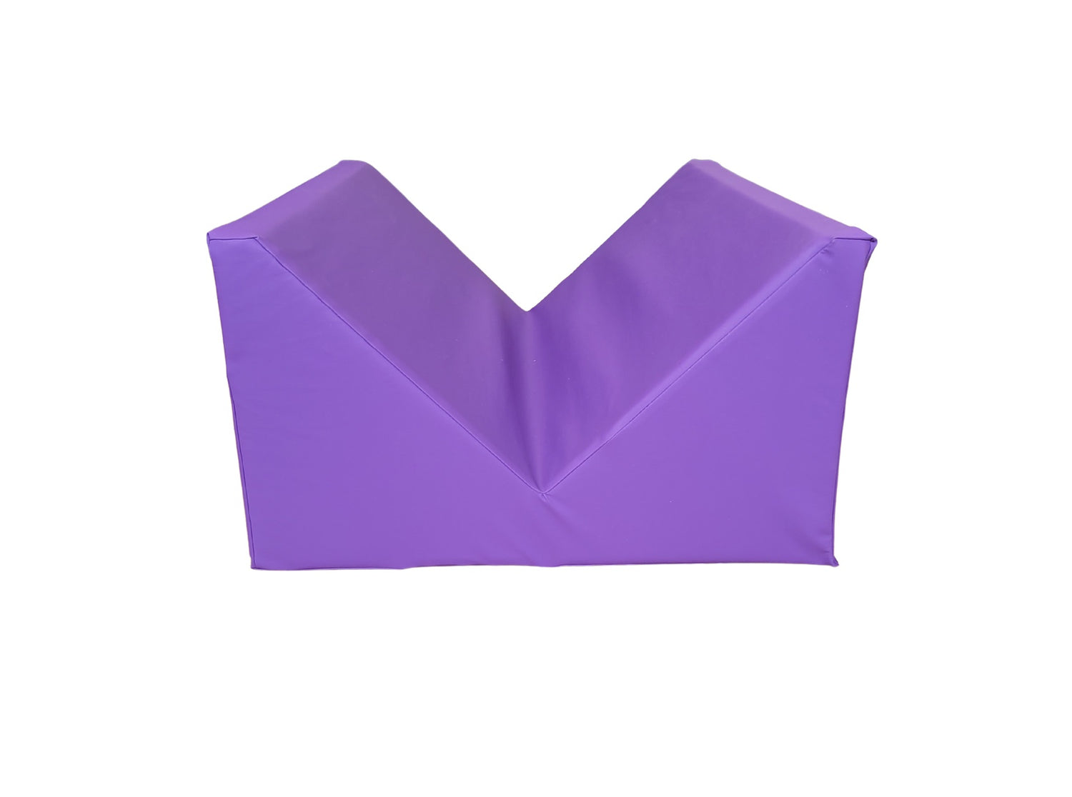 Large veterinary dental head support with purple waterproof cover