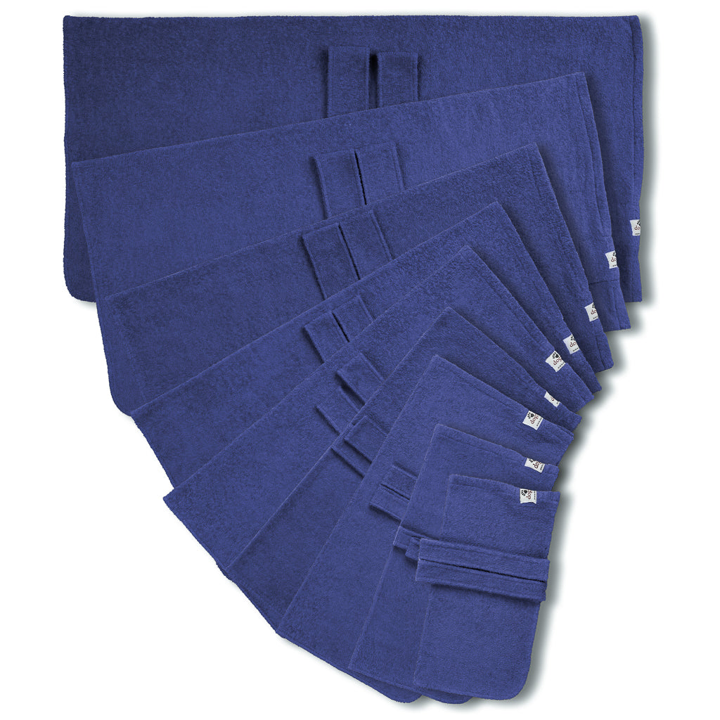 Dog drying coat from Dogrobes - navy